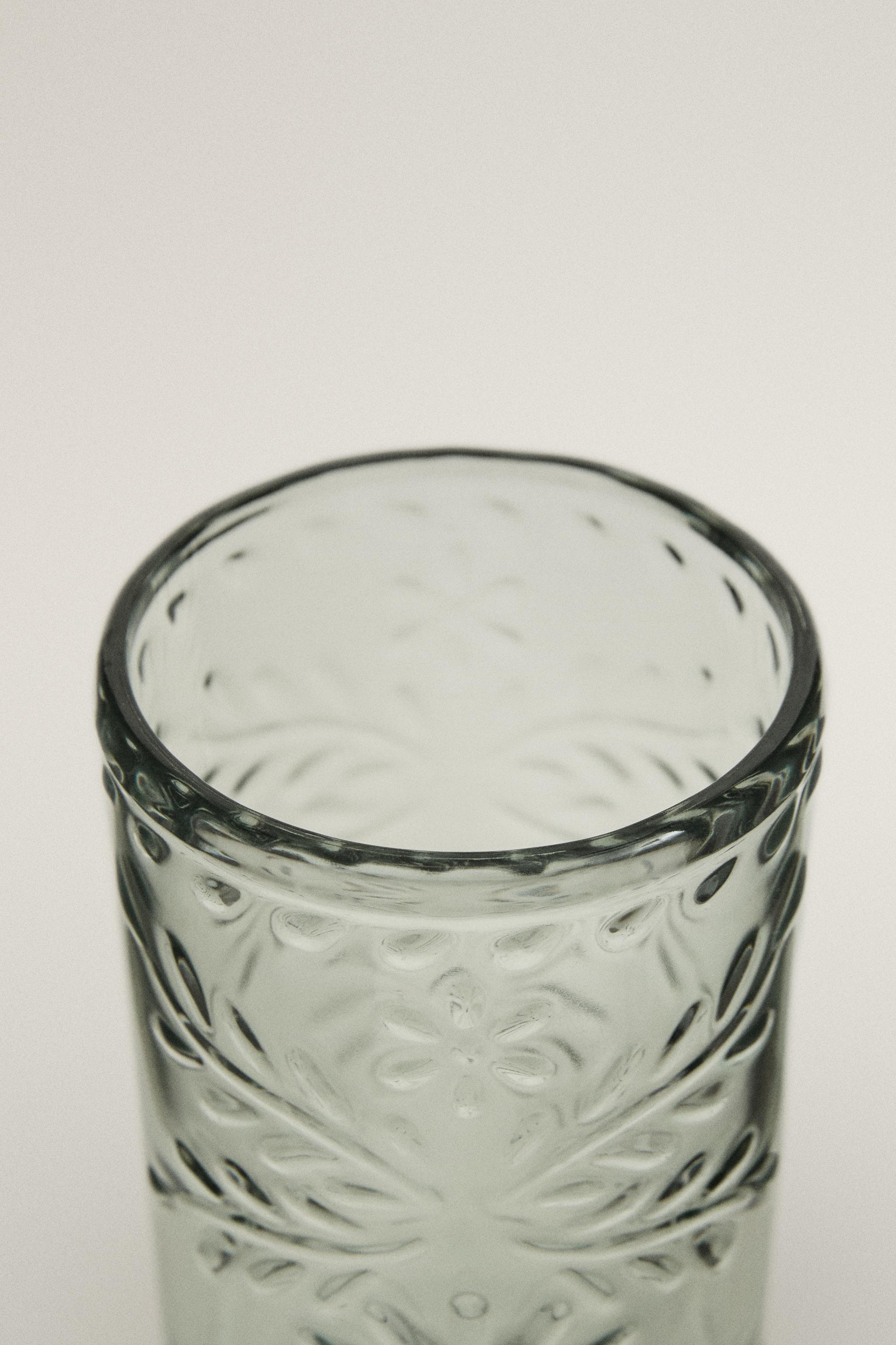 ACRYLIC FLORAL SOFT DRINK TUMBLER